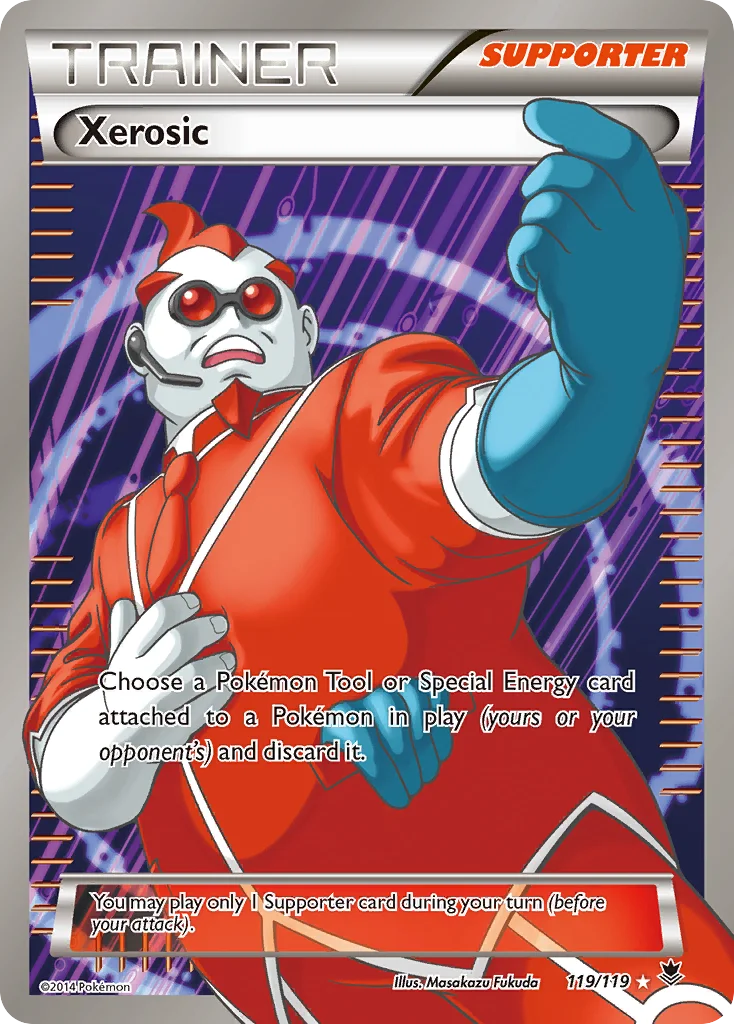 Xerosic Pokemon card
