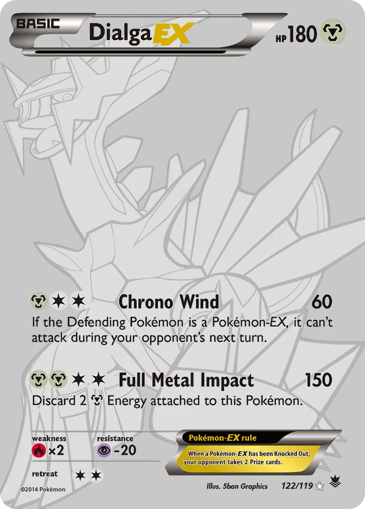 Dialga-EX Pokemon card