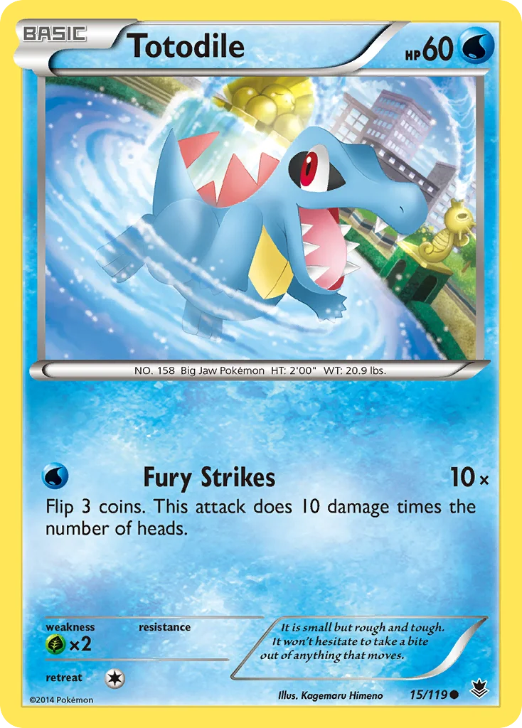 Totodile Pokemon card