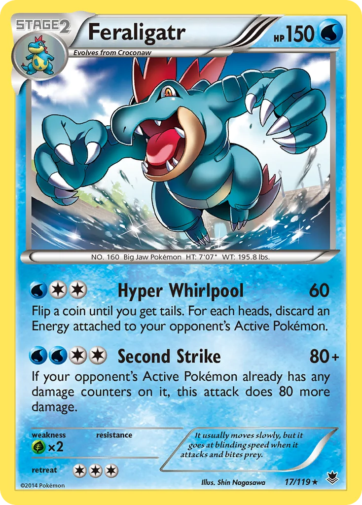 Feraligatr Pokemon card