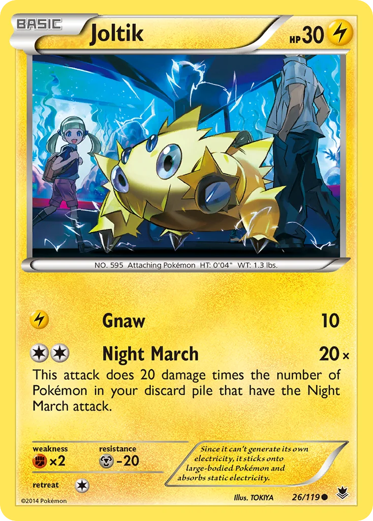 Joltik Pokemon card