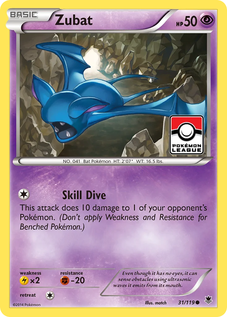 Zubat Pokemon card