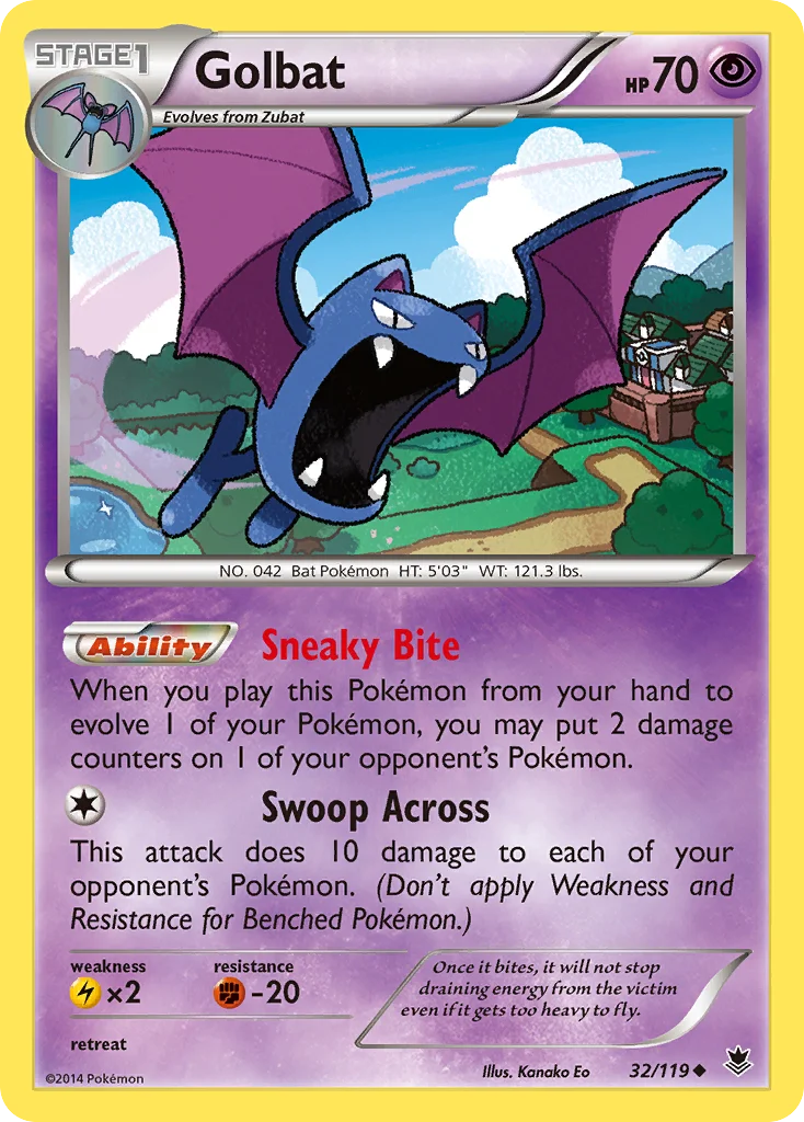 Golbat Pokemon card