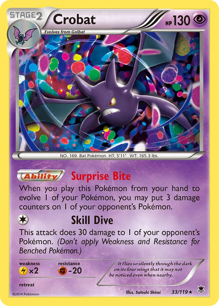 Crobat Pokemon card