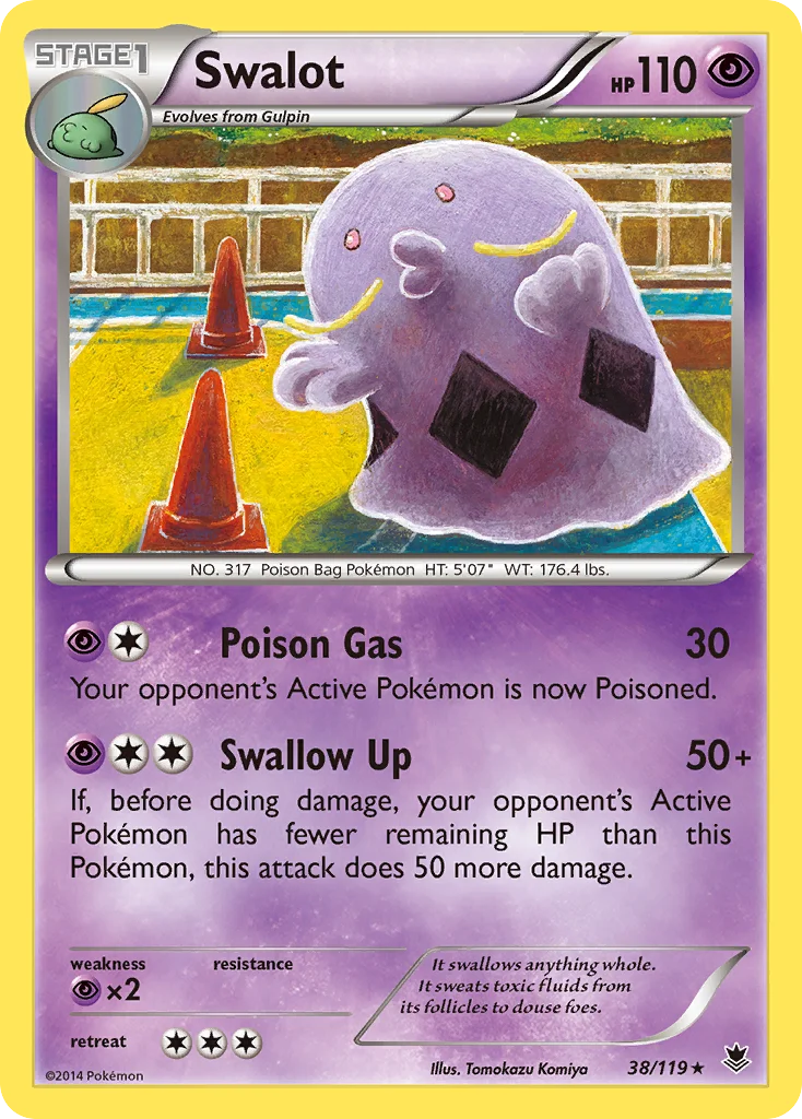 Swalot Pokemon card