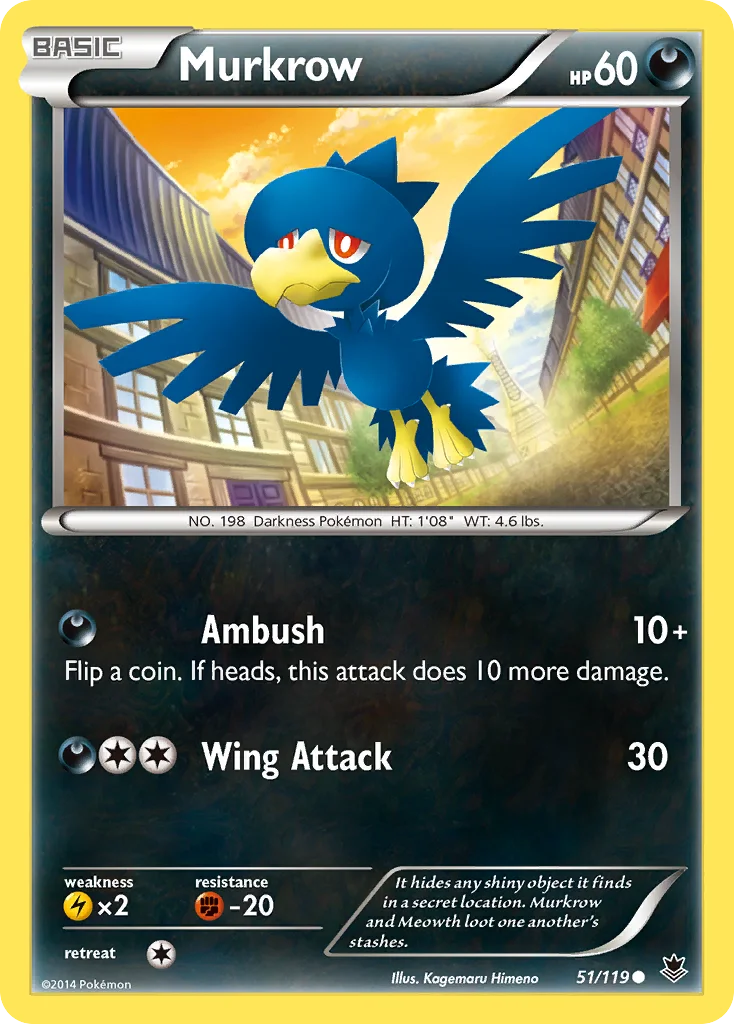 Murkrow Pokemon card