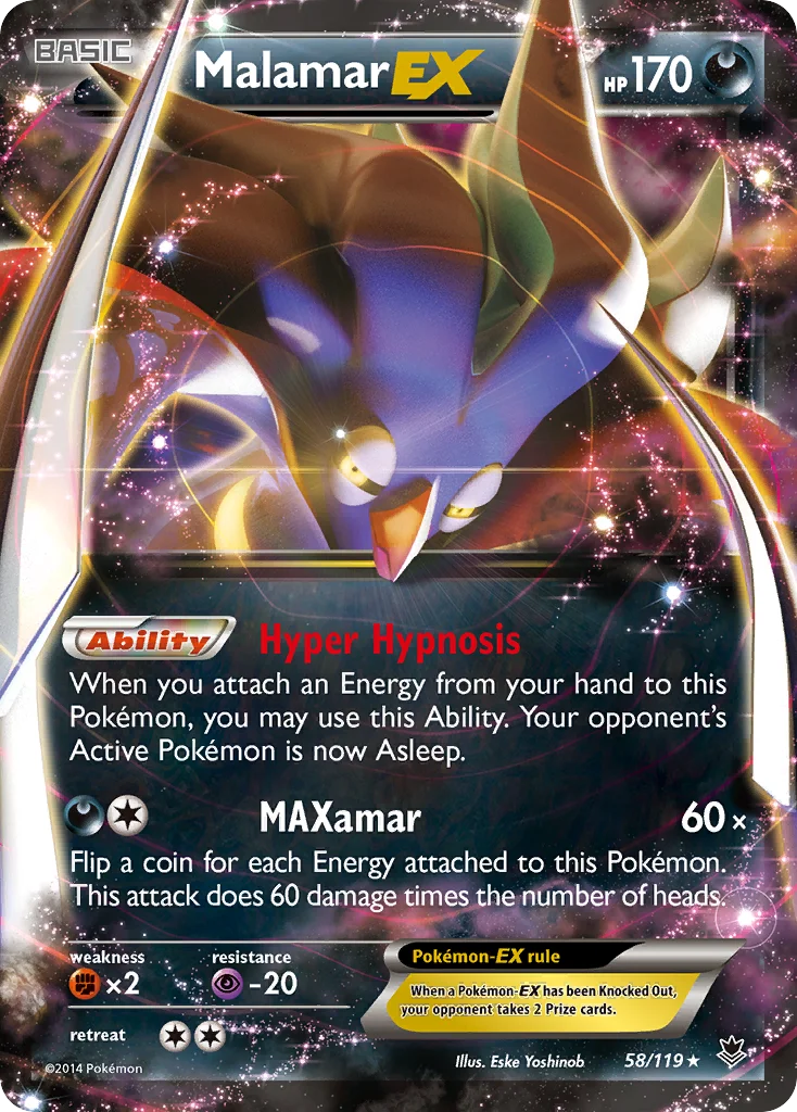 Malamar-EX Pokemon card