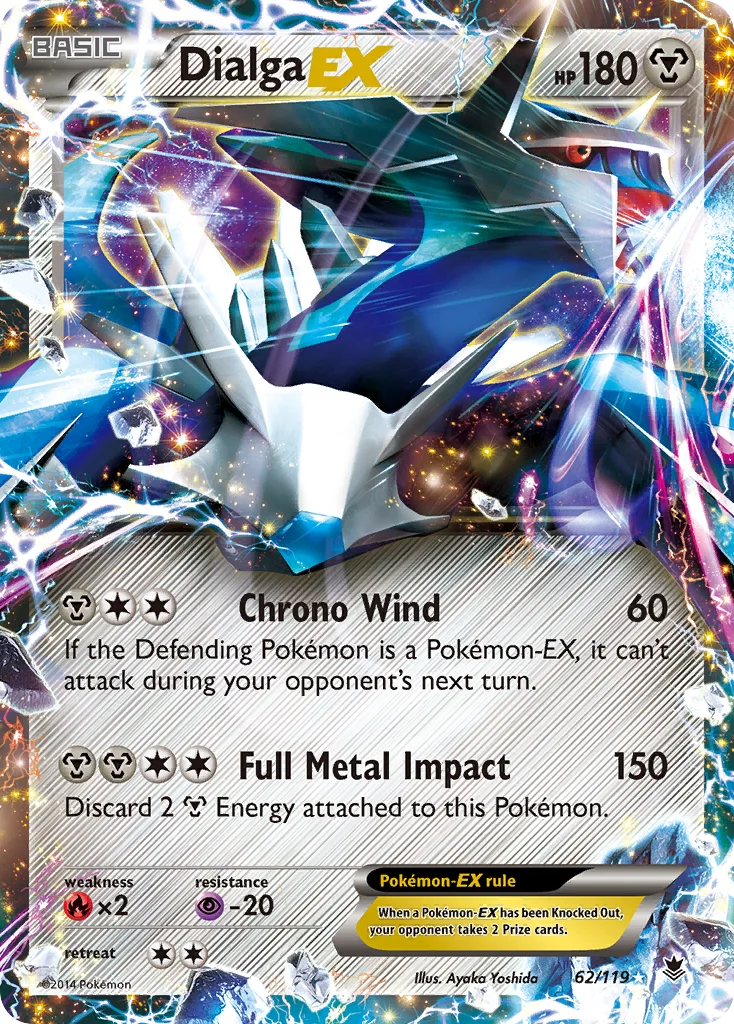 Dialga-EX Pokemon card