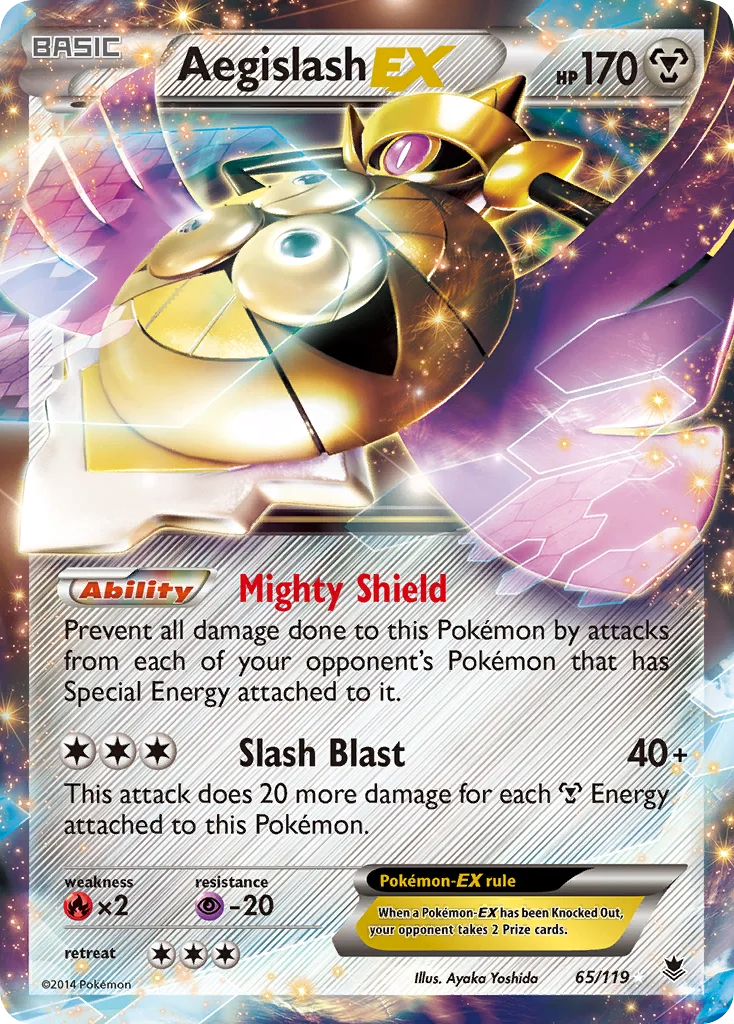 Aegislash-EX Pokemon card