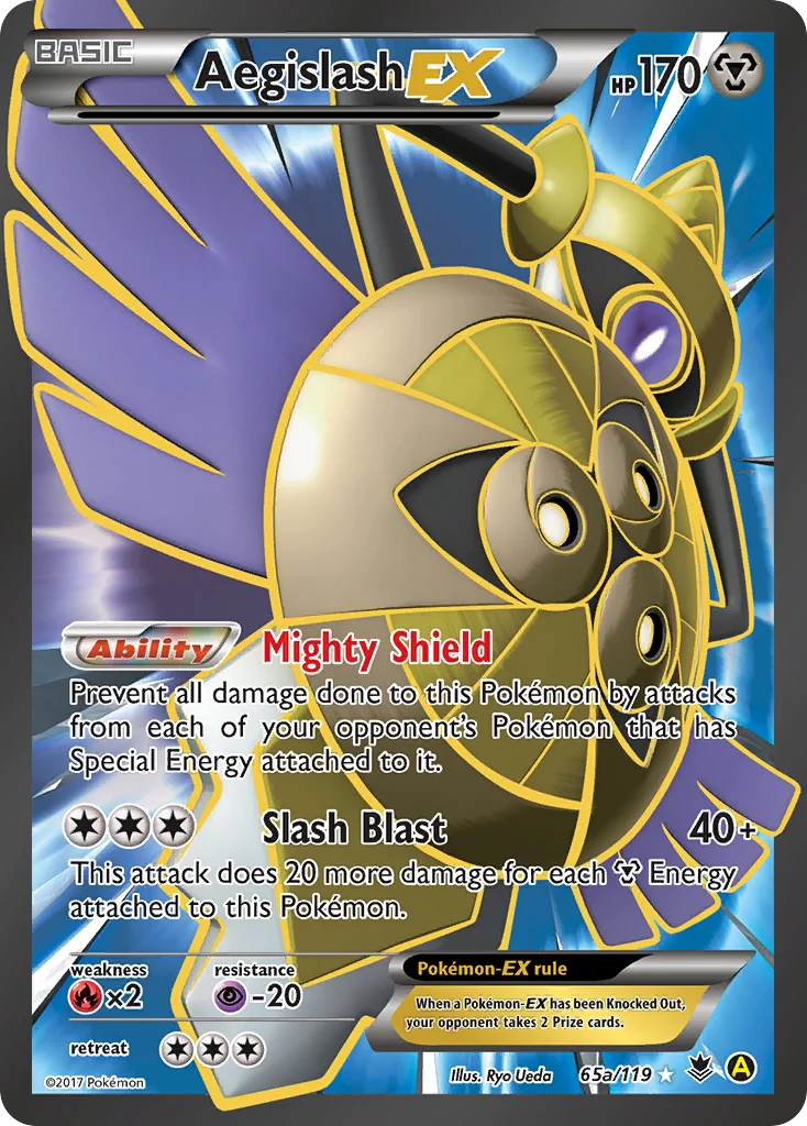 Aegislash-EX Pokemon card