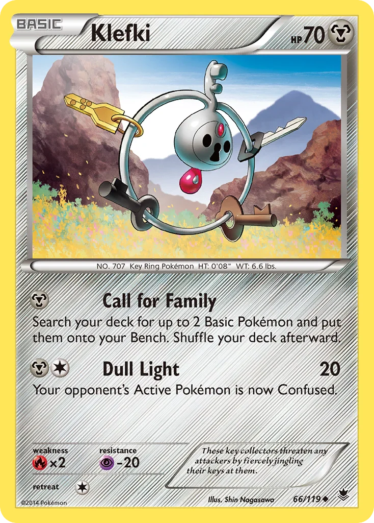 Klefki Pokemon card