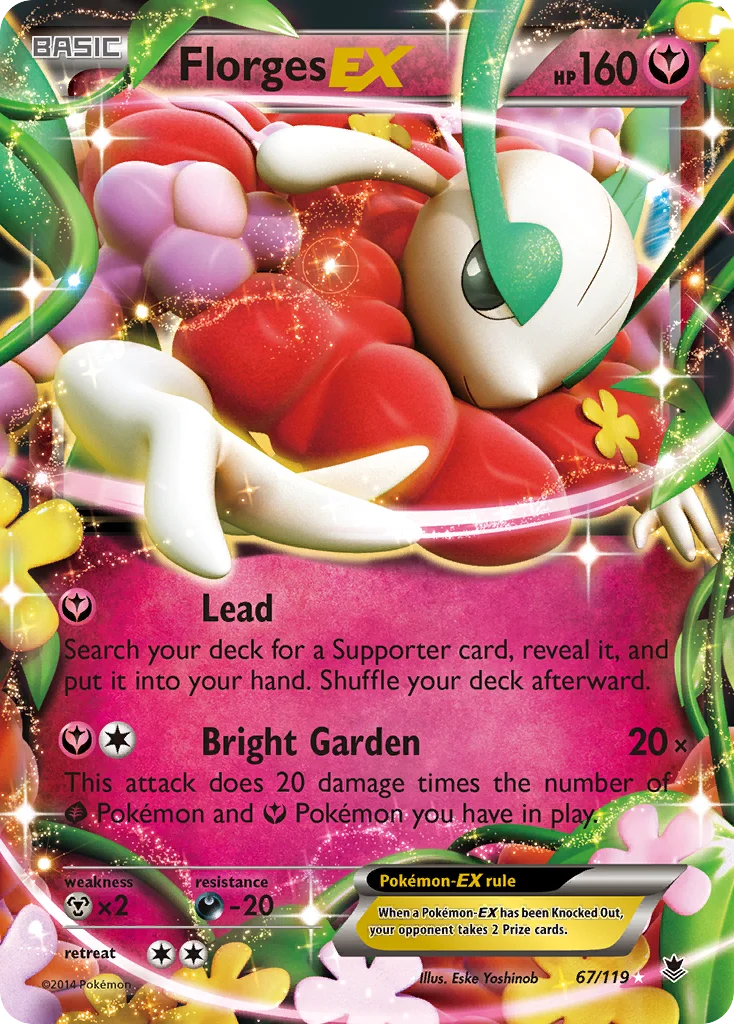 Florges-EX Pokemon card