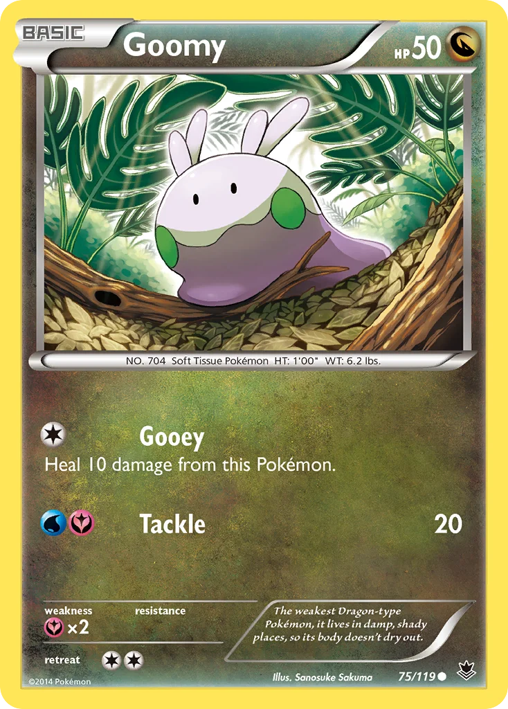 Goomy Pokemon card