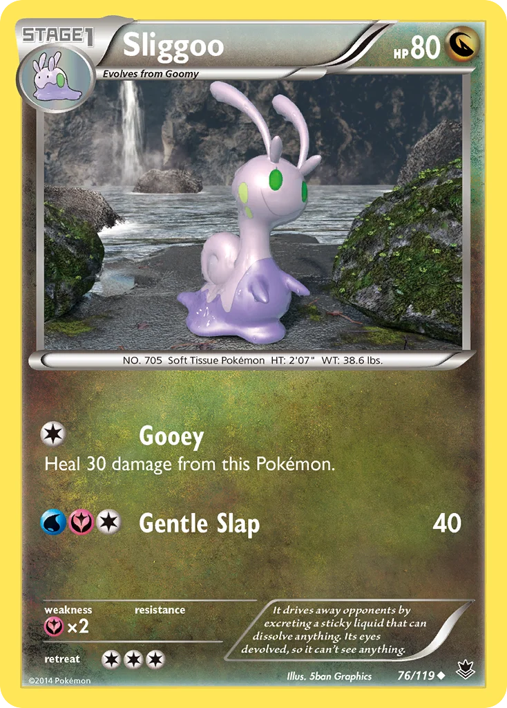 Sliggoo Pokemon card
