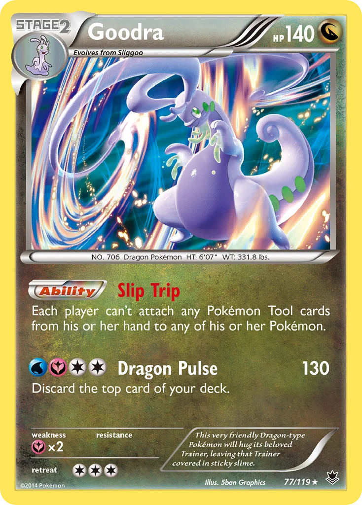 Goodra Pokemon card