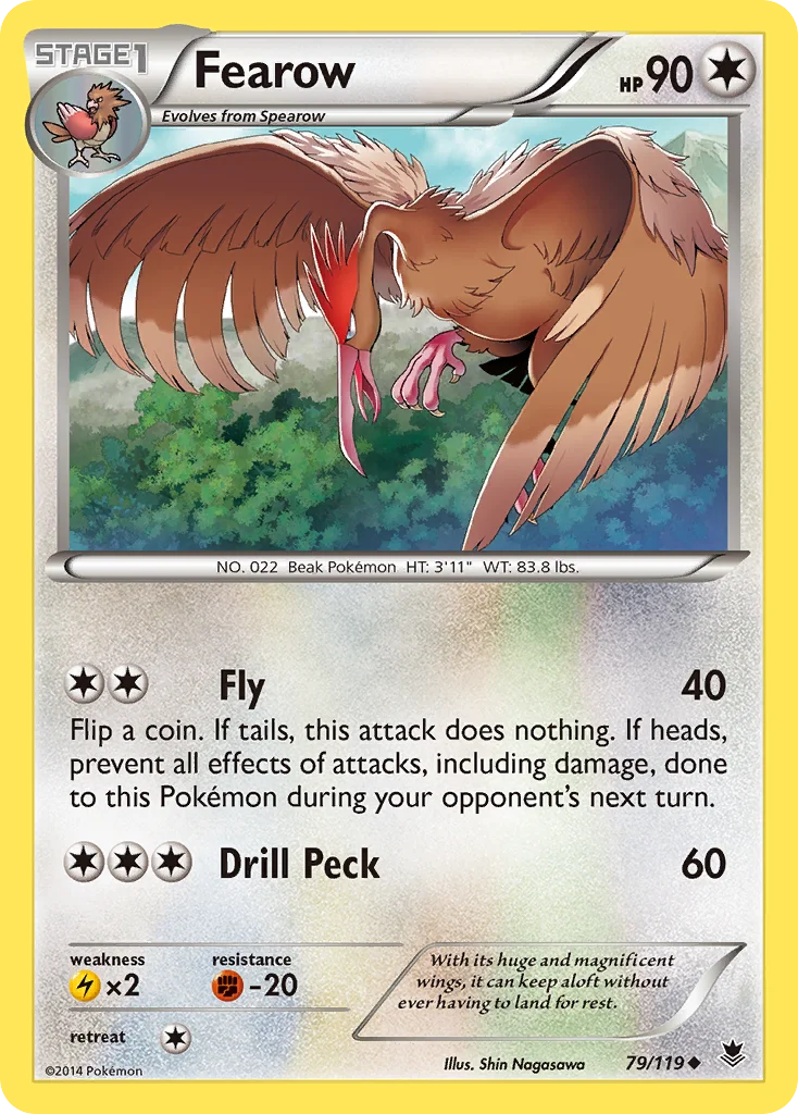 Fearow Pokemon card