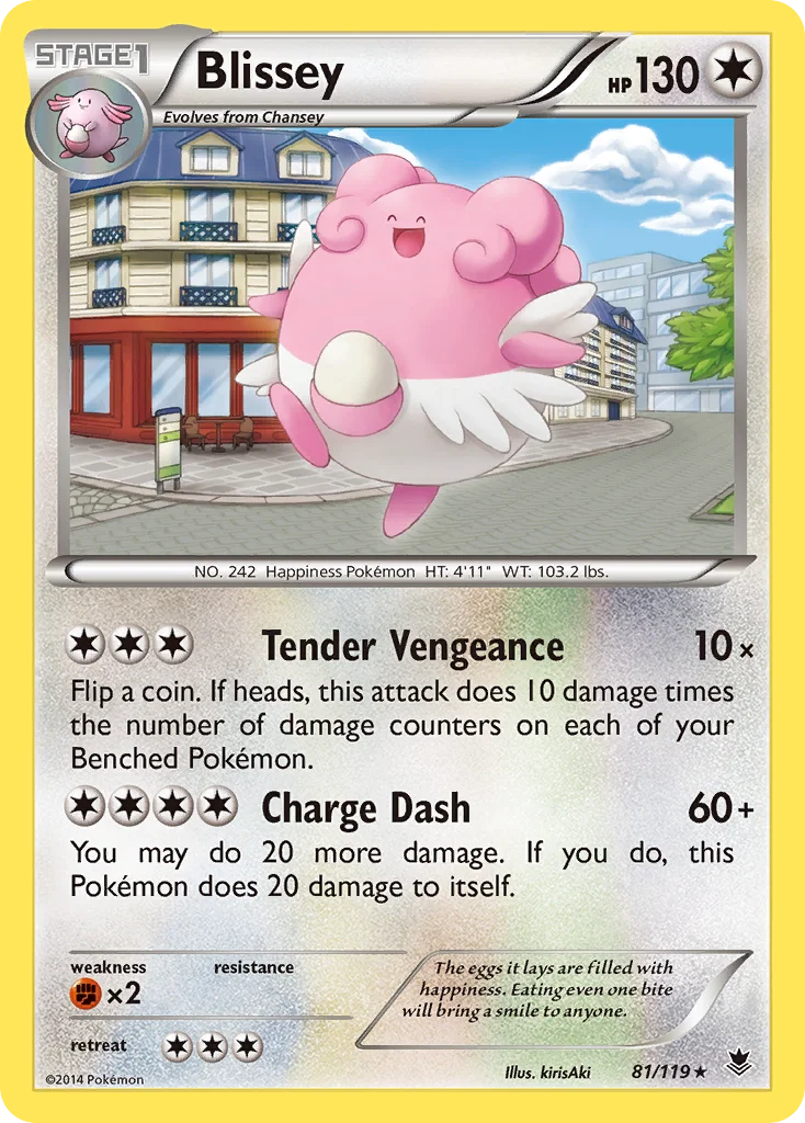 Blissey Pokemon card