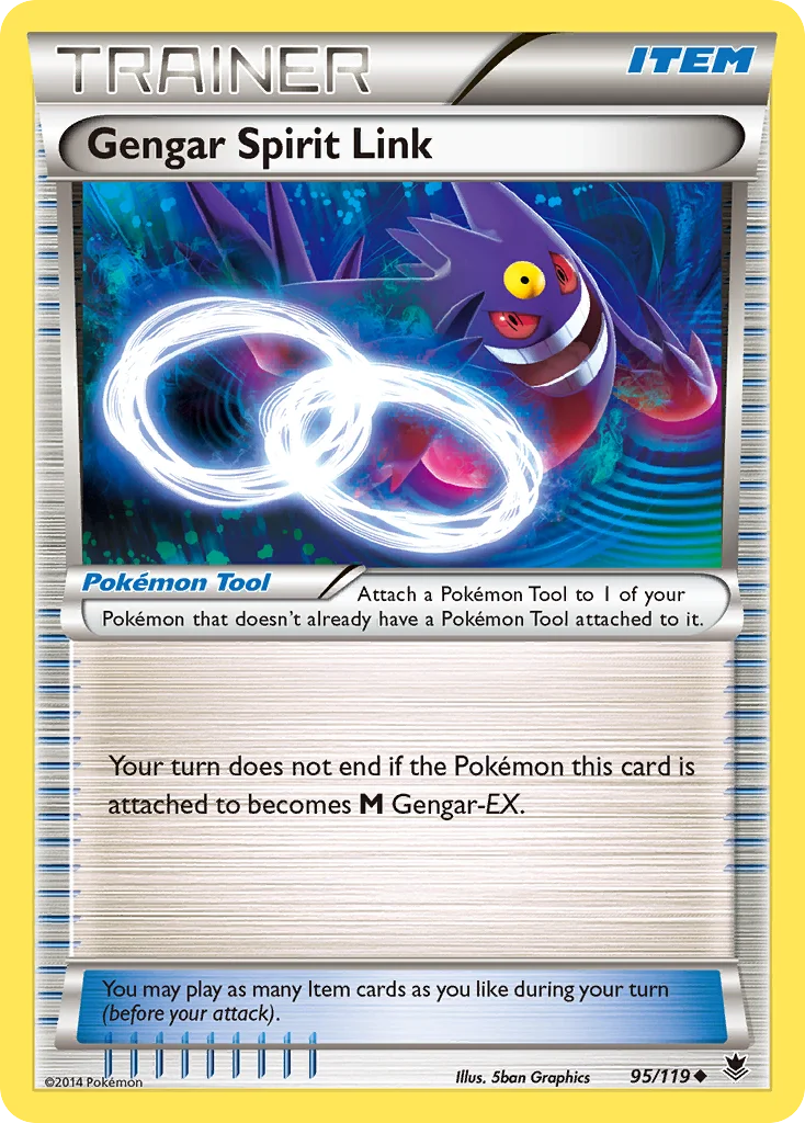 Gengar Spirit Link Pokemon card