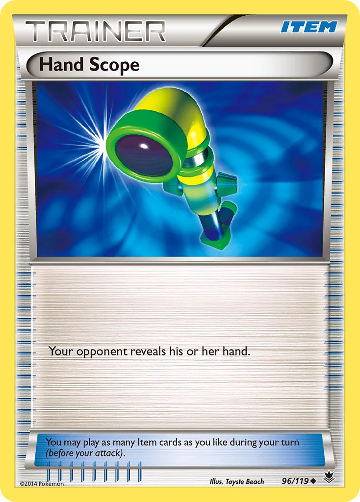 Hand Scope Pokemon card