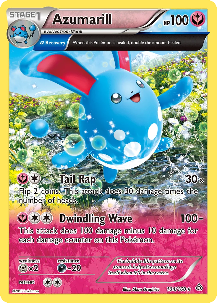 Azumarill Pokemon card