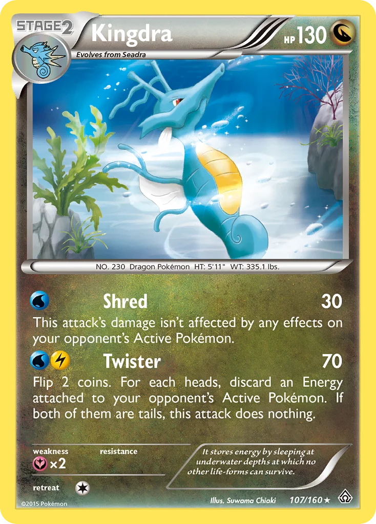 Kingdra Pokemon card