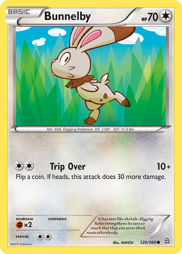 Bunnelby Pokemon card