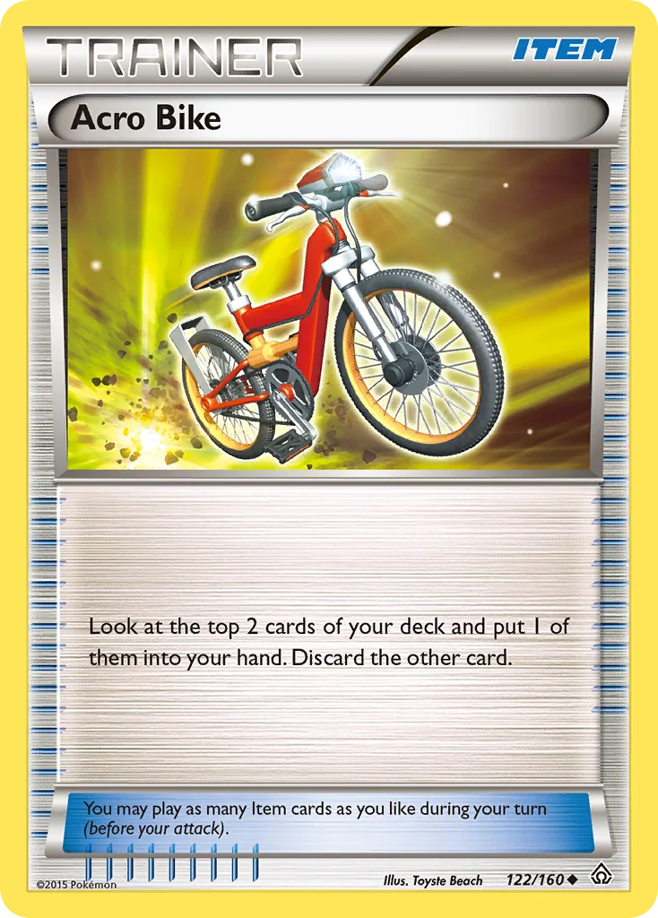 Acro Bike Pokemon card