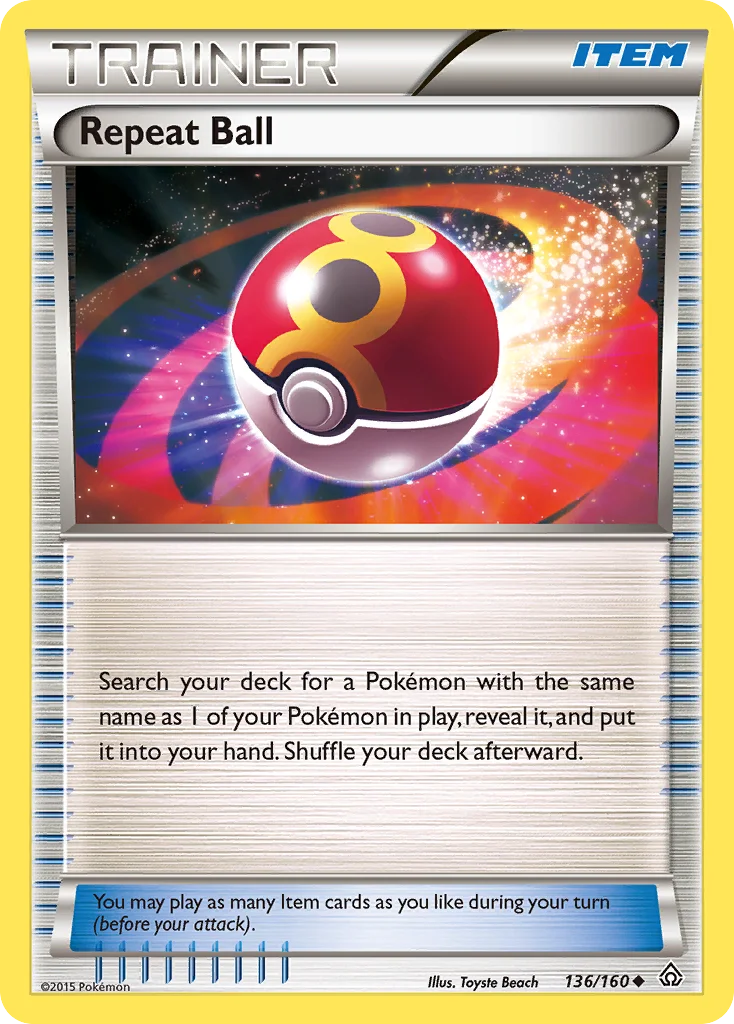 Repeat Ball Pokemon card
