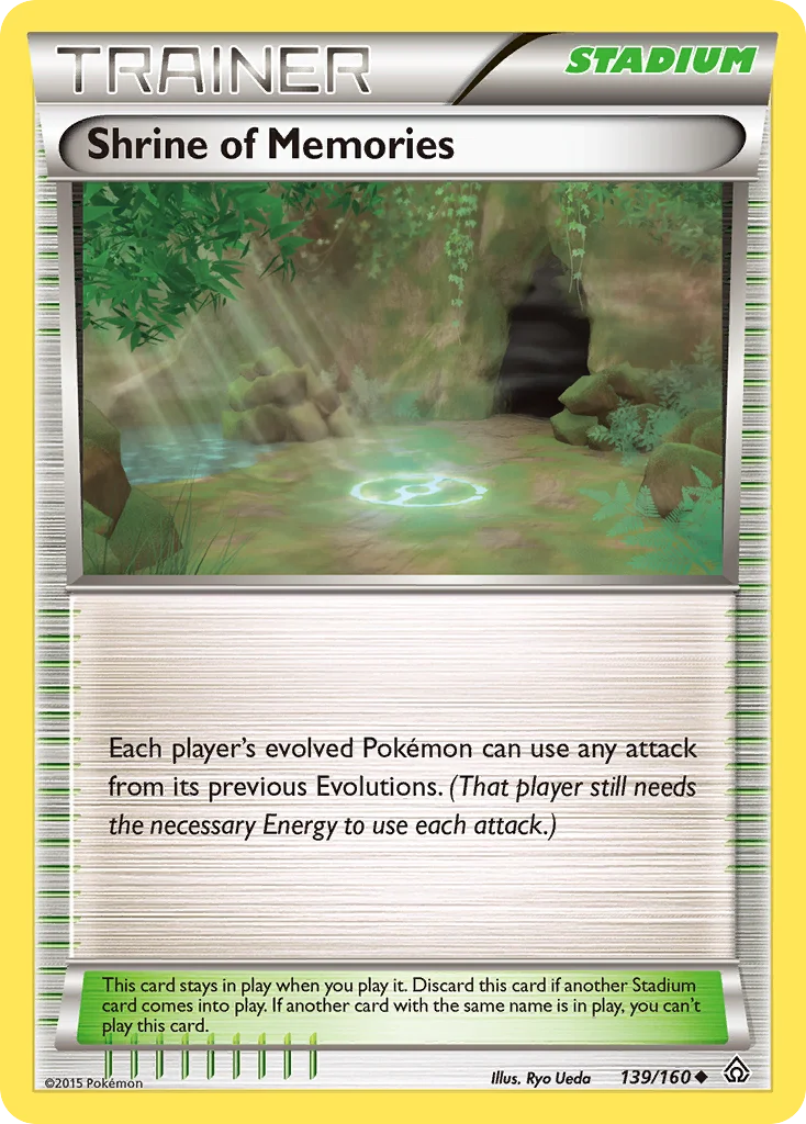 Shrine of Memories Pokemon card