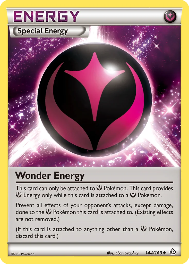 Wonder Energy Pokemon card