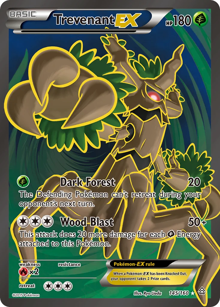 Trevenant-EX Pokemon card