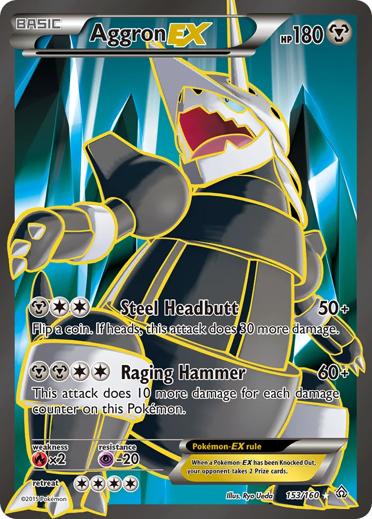 Aggron-EX Pokemon card