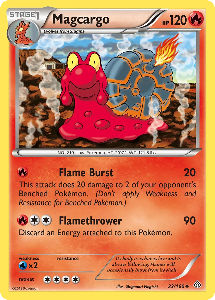 Magcargo Pokemon card