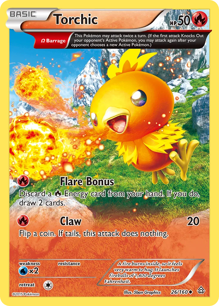 Torchic Pokemon card