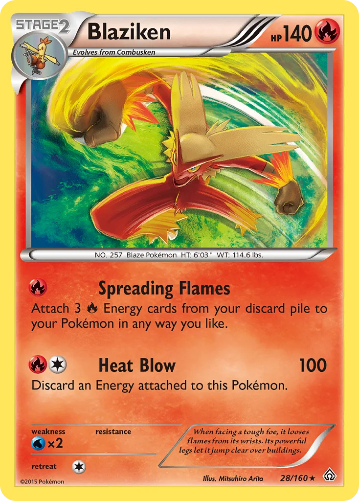Blaziken Pokemon card