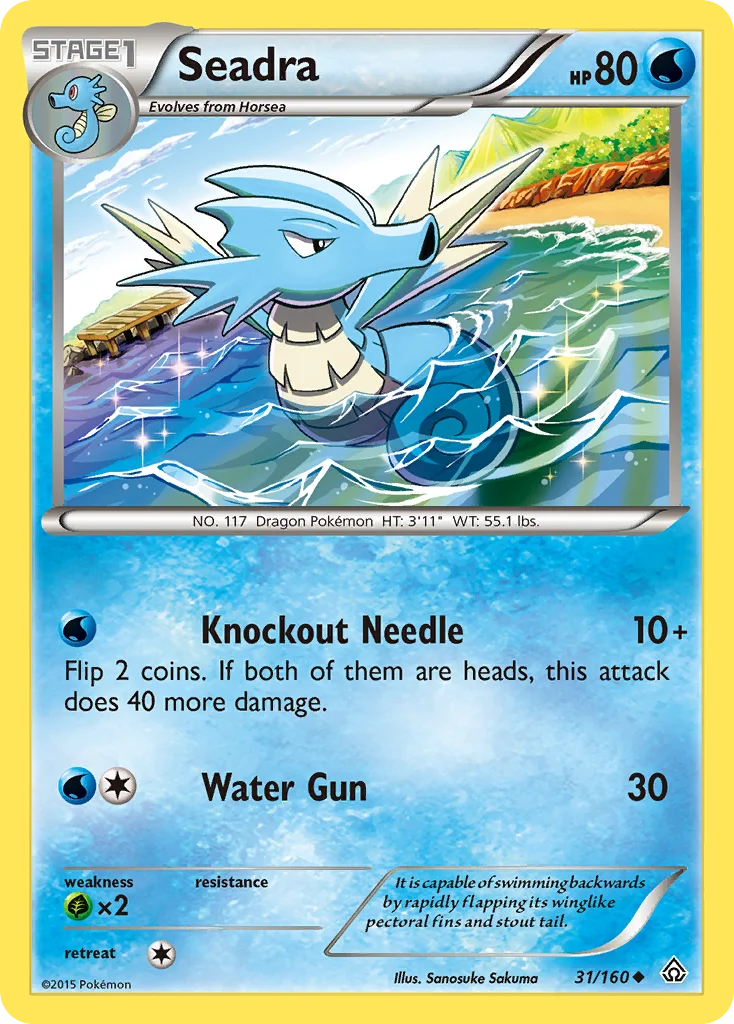 Seadra Pokemon card