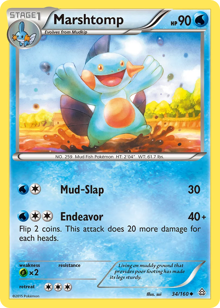 Marshtomp Pokemon card