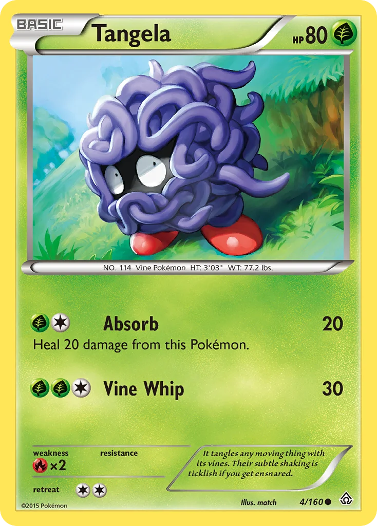 Tangela Pokemon card