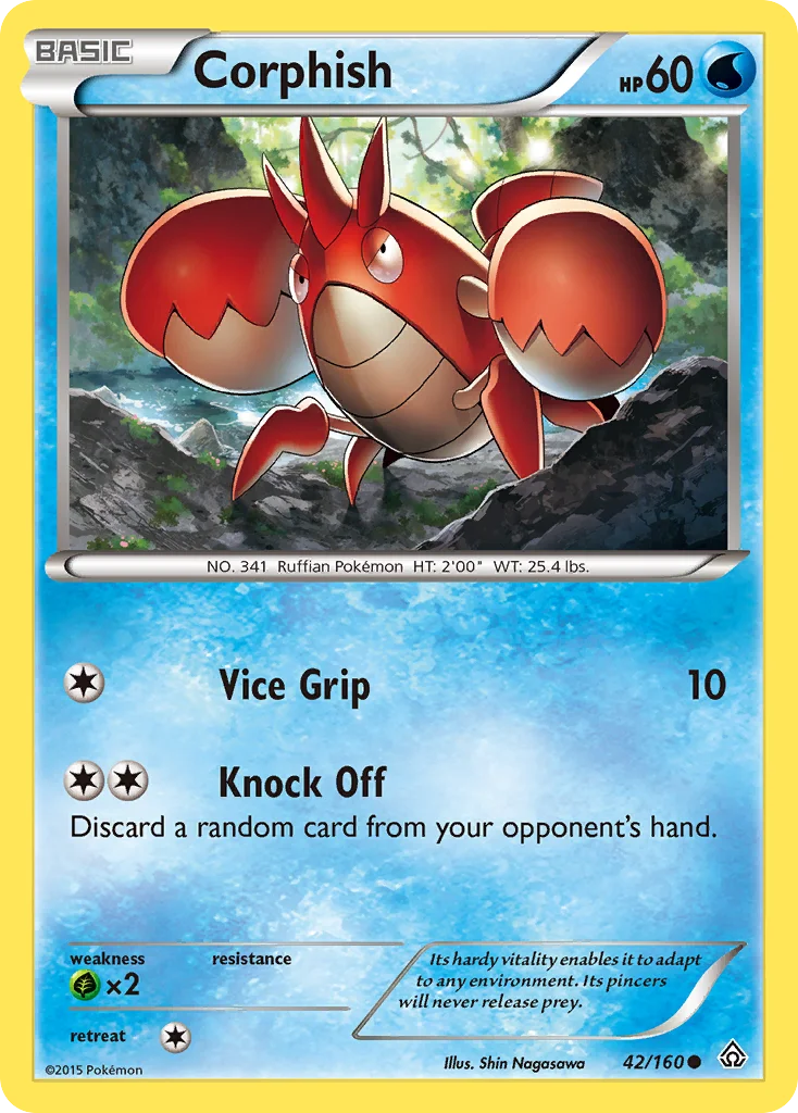 Corphish Pokemon card