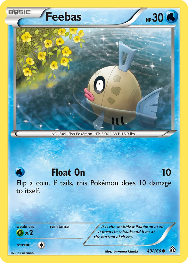 Feebas Pokemon card