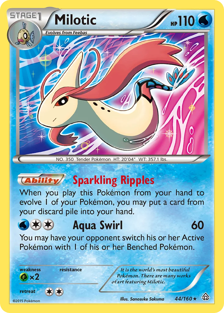 Milotic Pokemon card