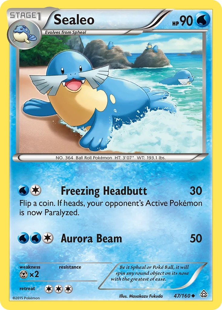 Sealeo Pokemon card