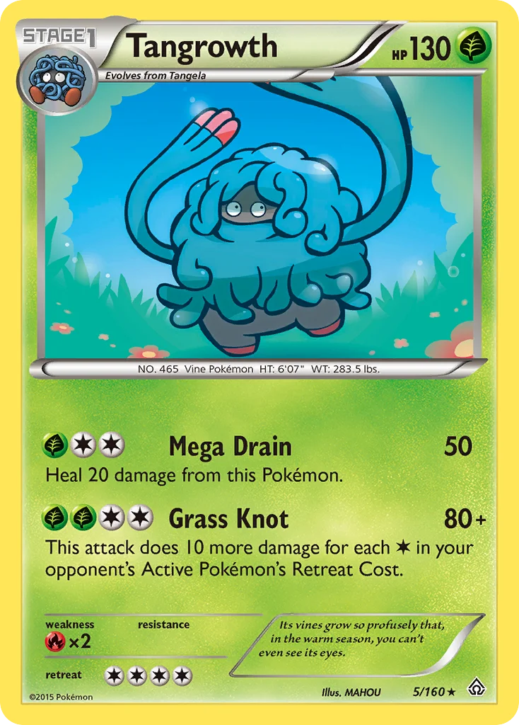 Tangrowth Pokemon card