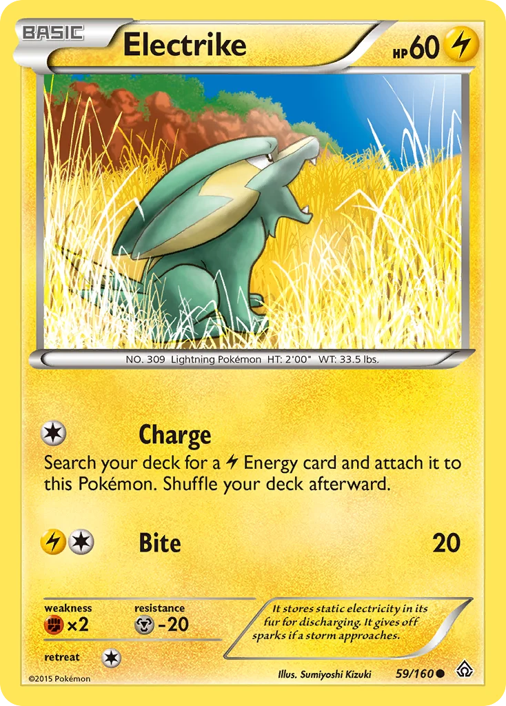 Electrike Pokemon card