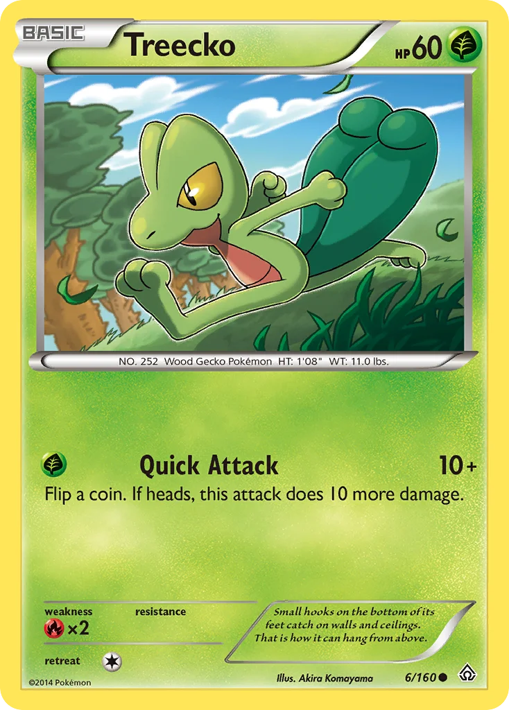 Treecko Pokemon card