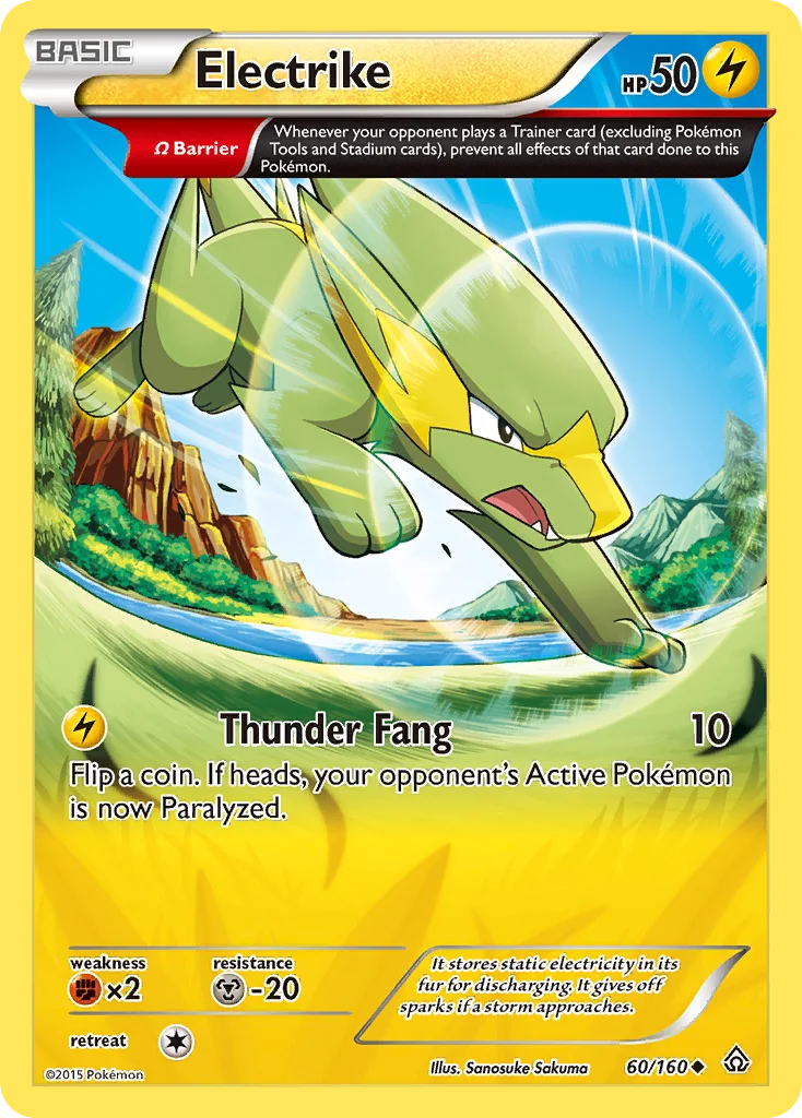 Electrike Pokemon card