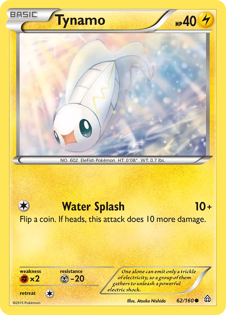 Tynamo Pokemon card