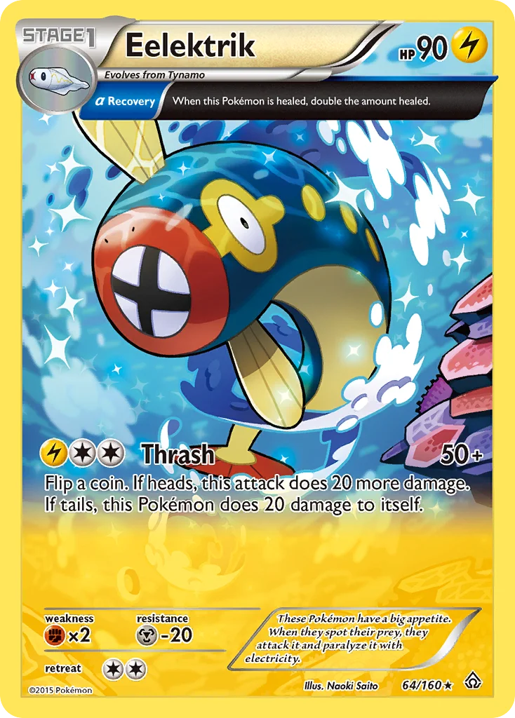 Eelektrik Pokemon card