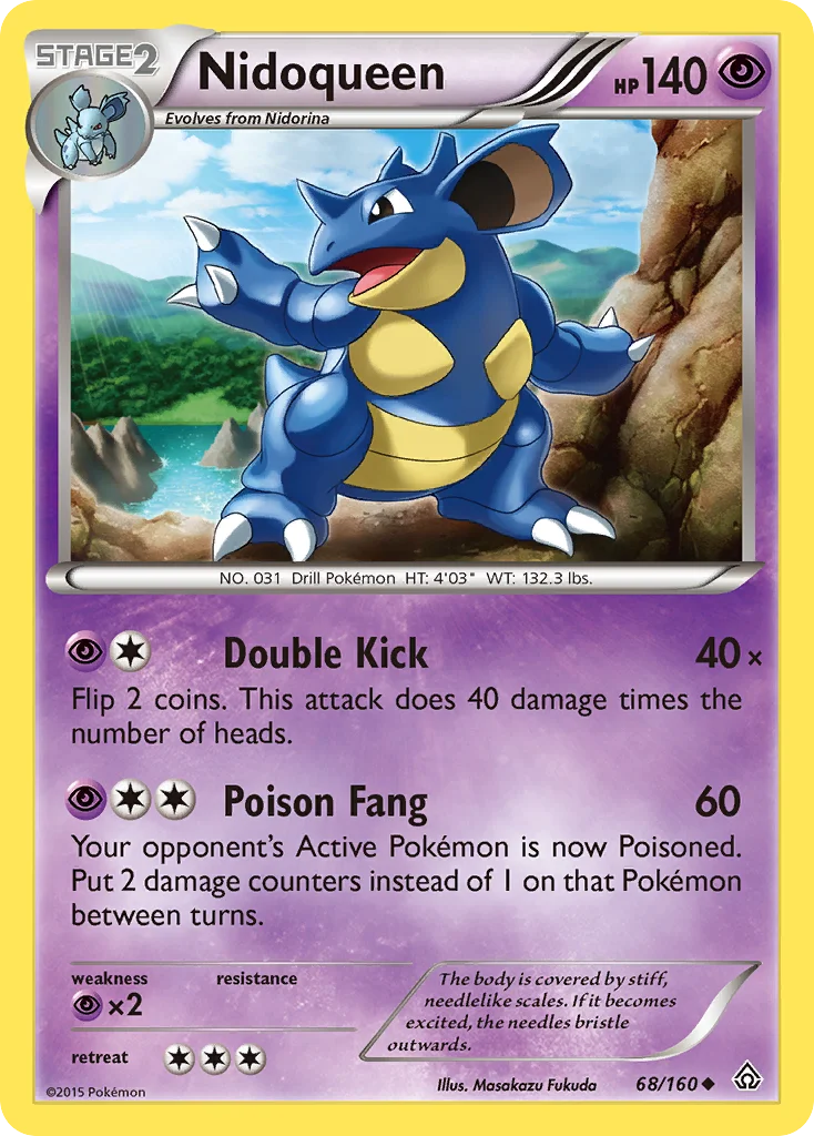 Nidoqueen Pokemon card