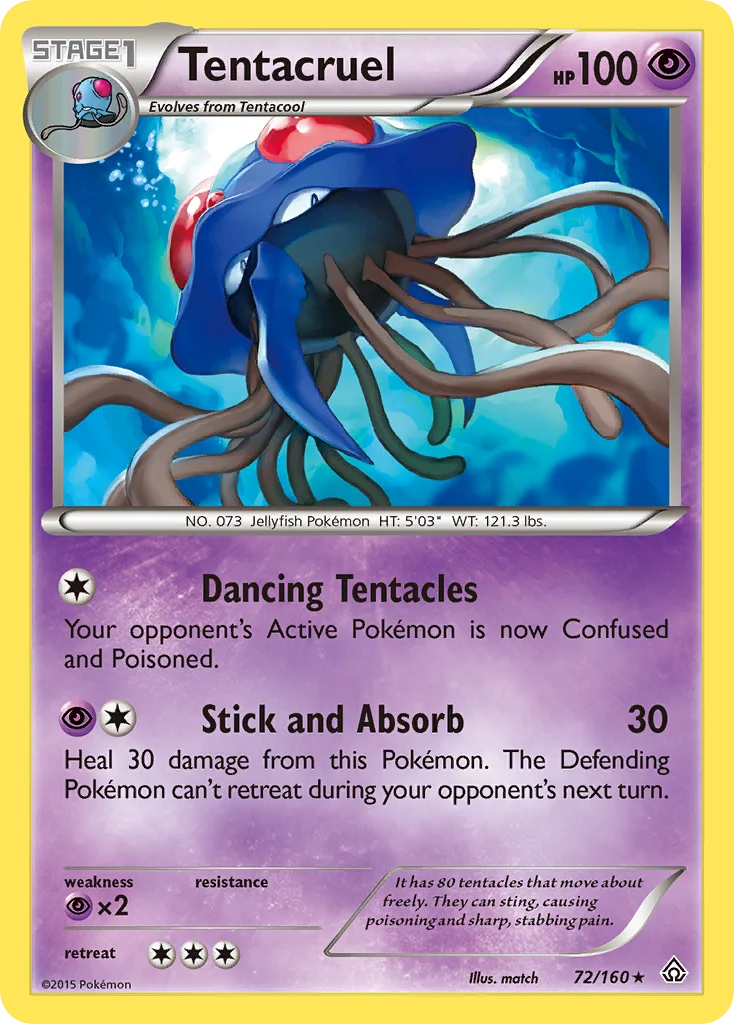Tentacruel Pokemon card